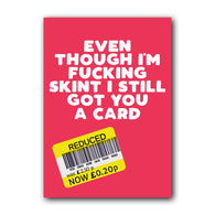 Fucking Skint Card